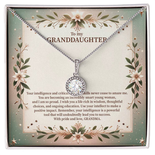 4049a Eternal Hope Necklace, Gift to my Granddaughter with Beautiful Message Card