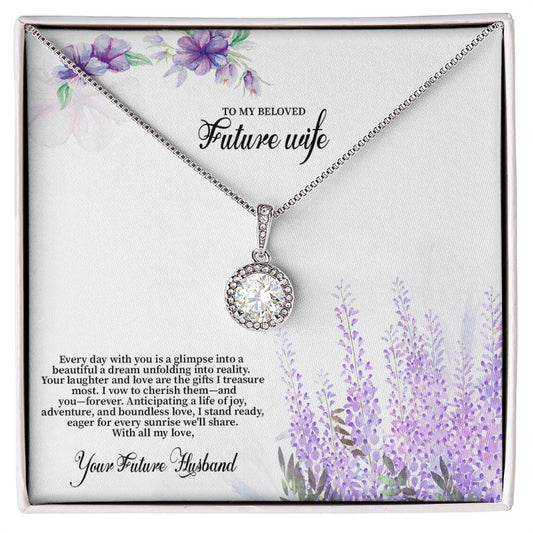 4030 (3) Eternal Hope Necklace, Gift to my Future Wife with Beautiful Message Card