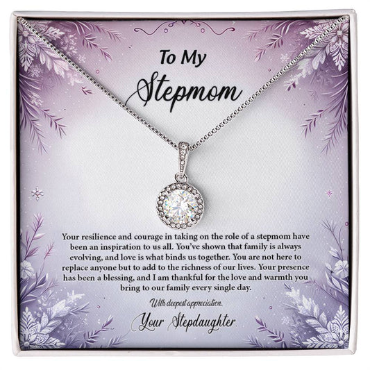 4054b Eternal Hope Necklace, Gift to my Stepmom with Beautiful Message Card