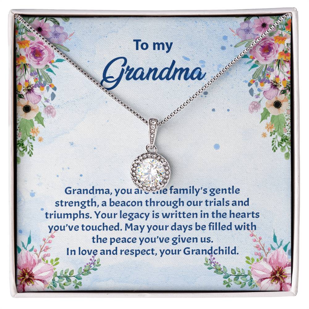 4038b Eternal Hope Necklace, Gift to my Grandma with Beautiful Message Card