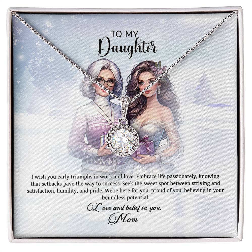 95311c Eternal Hope Necklace, Gift to my Daughter with Beautiful Message Card