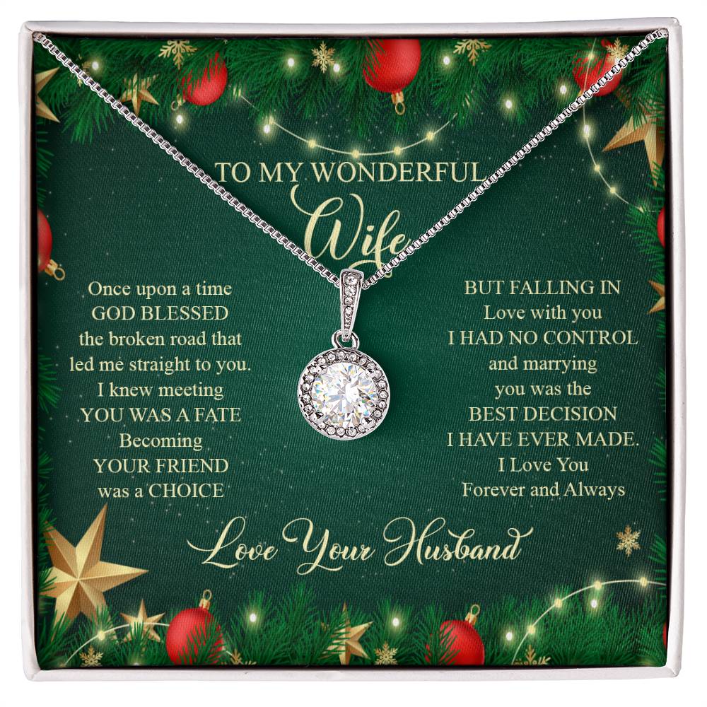 93045a Eternal Hope Necklace, Gift to My Wife with Beautiful Message Card