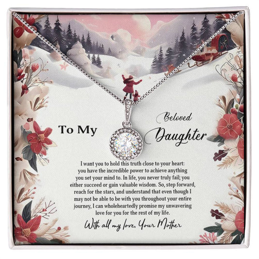 4023c Eternal Hope Necklace, Gift to my Daughter with Beautiful Message Card