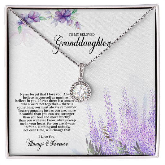 4030 (b) Eternal Hope Necklace, Gift to my Granddaughter with Beautiful Message Card