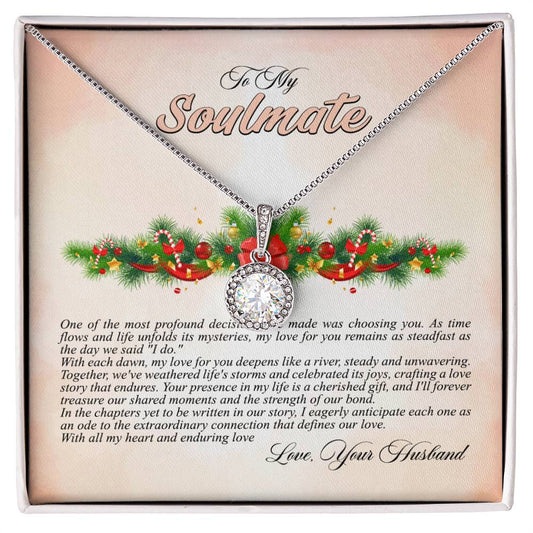 4009c Eternal Hope Necklace, Gift to My Soulmate with Beautiful Message Card