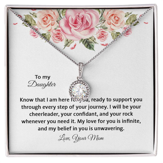 4031e Eternal Hope Necklace, Gift to my Daughter with Beautiful Message Card