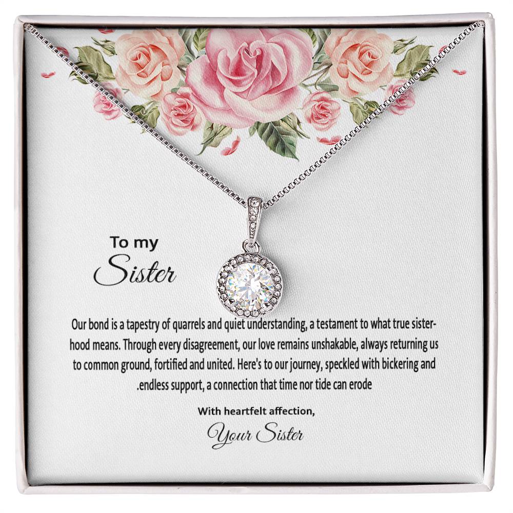 4031c Eternal Hope Necklace, Gift to my Sister with Beautiful Message Card