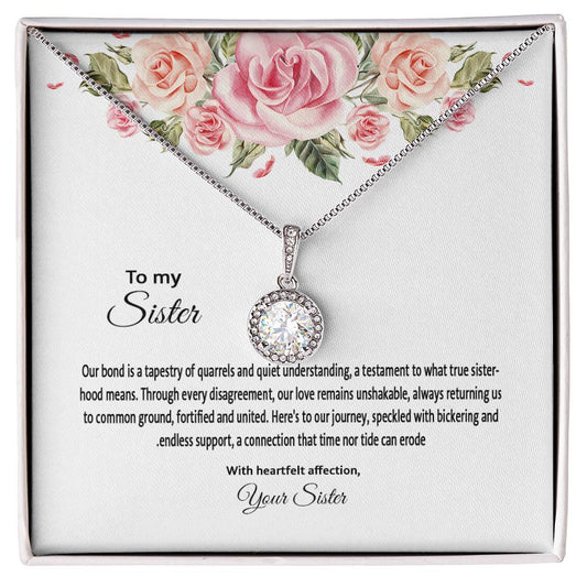 4031c Eternal Hope Necklace, Gift to my Sister with Beautiful Message Card