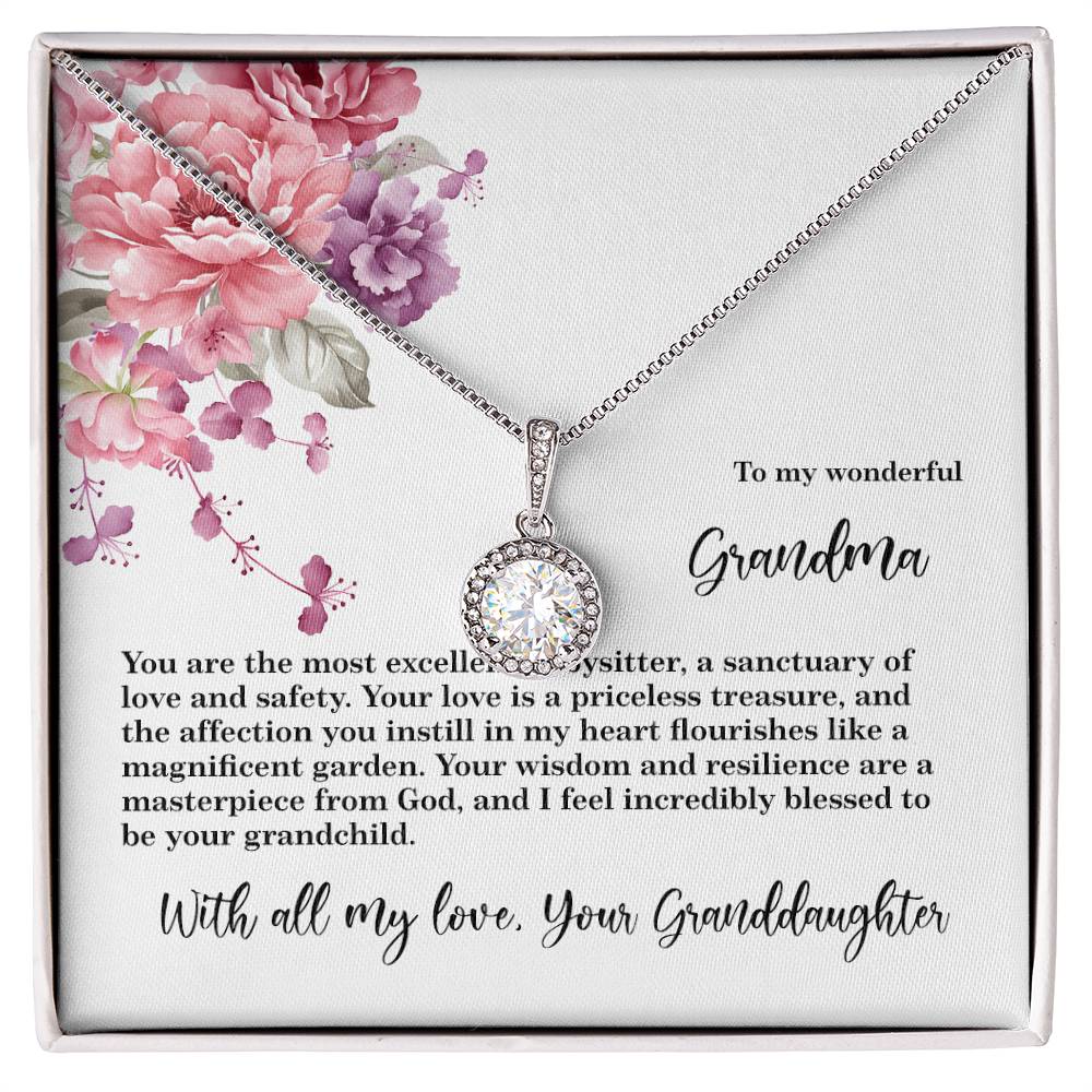 4027d Eternal Hope Necklace, Gift to my Grandma with Beautiful Message Card