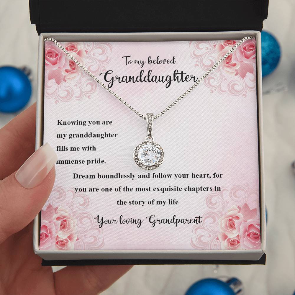 4036a Eternal Hope Necklace, Gift to my Granddaughter with Beautiful Message Card