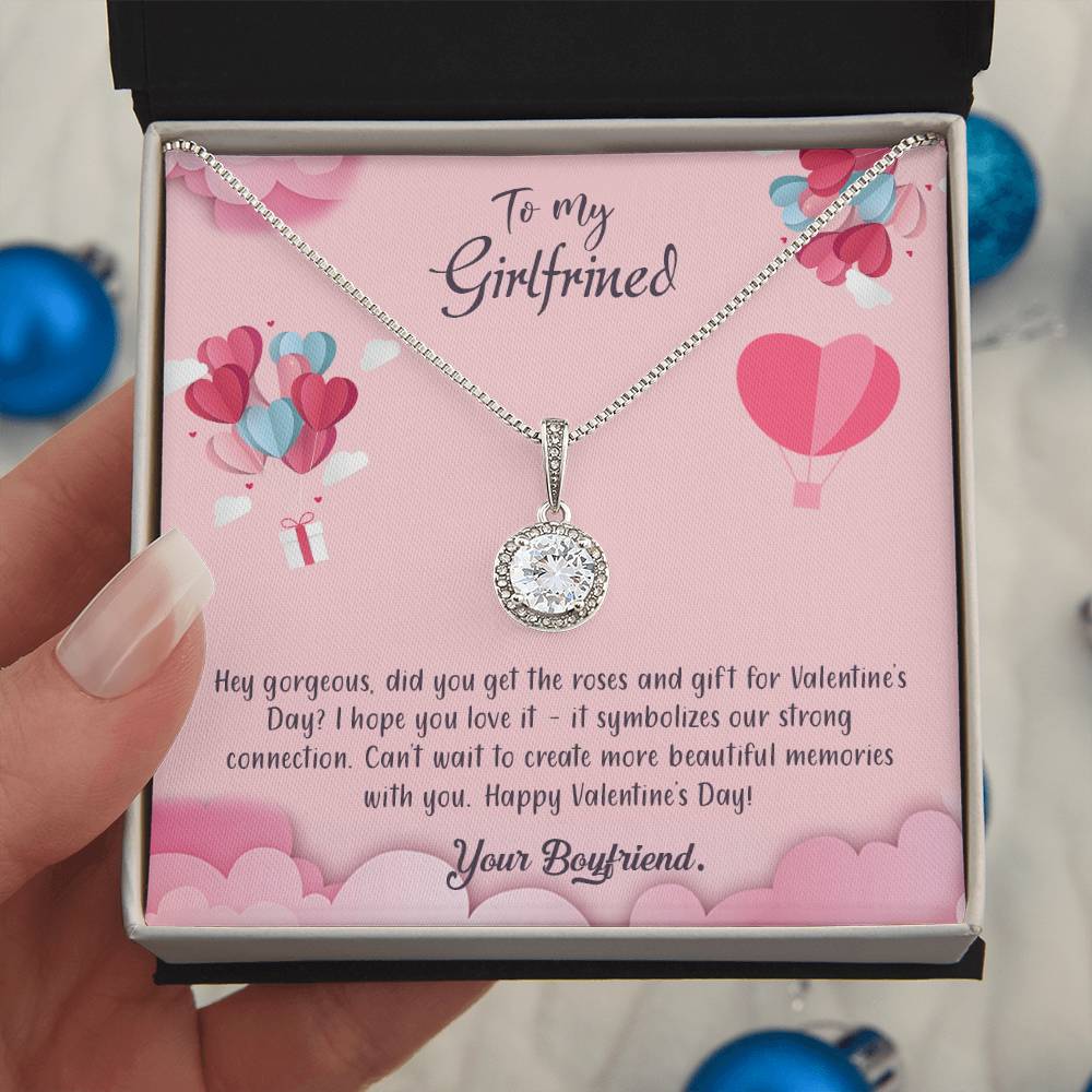 valentine-28c Eternal Hope Necklace, Gift to my Girlfriend with Beautiful Message Card