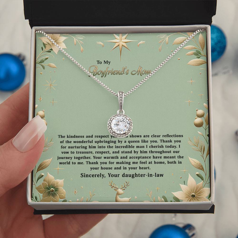 4047a Eternal Hope Necklace, Gift to my Boyfriend's Mom with Beautiful Message Card