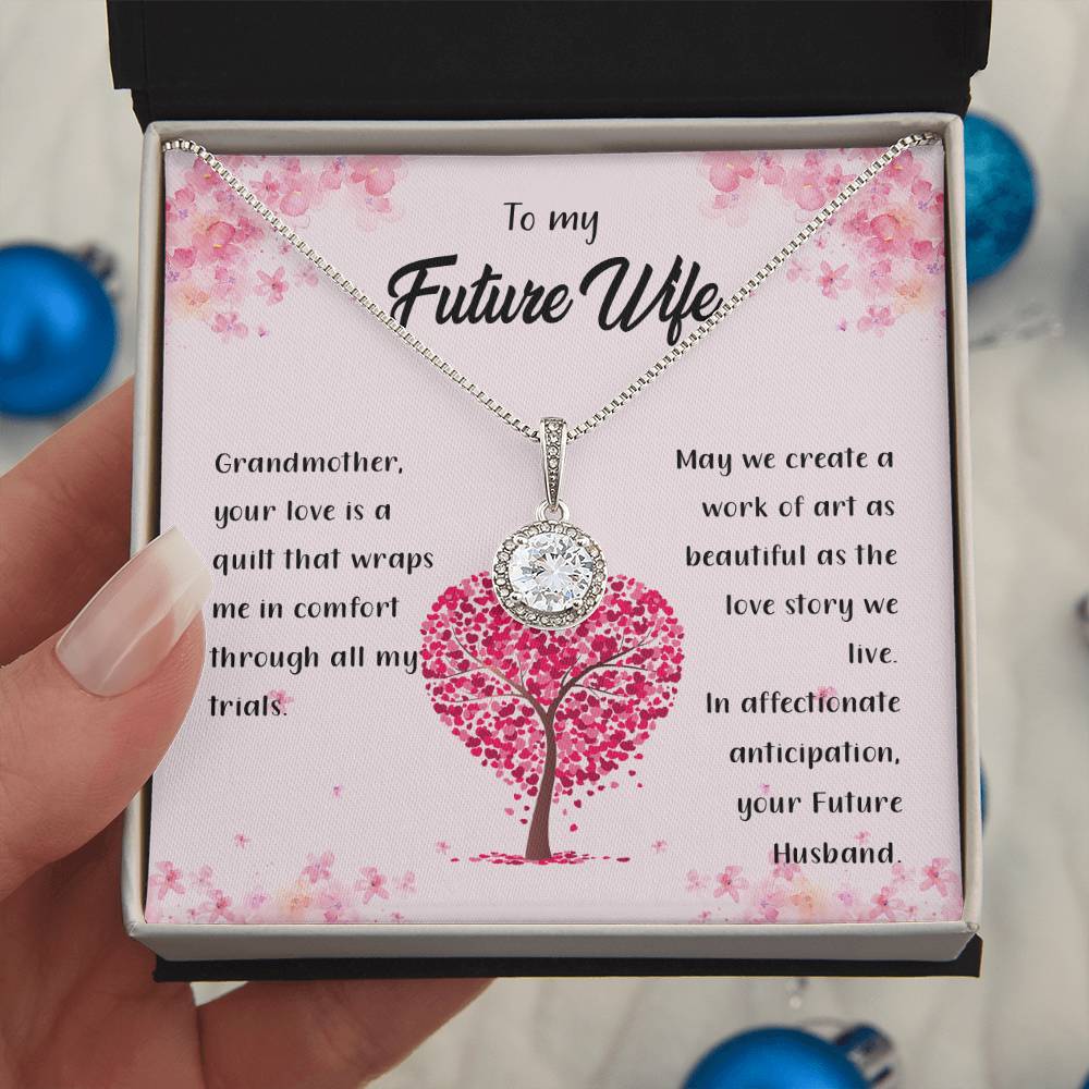 4042b fix Eternal Hope Necklace, Gift to my Future Wife with Beautiful Message Card