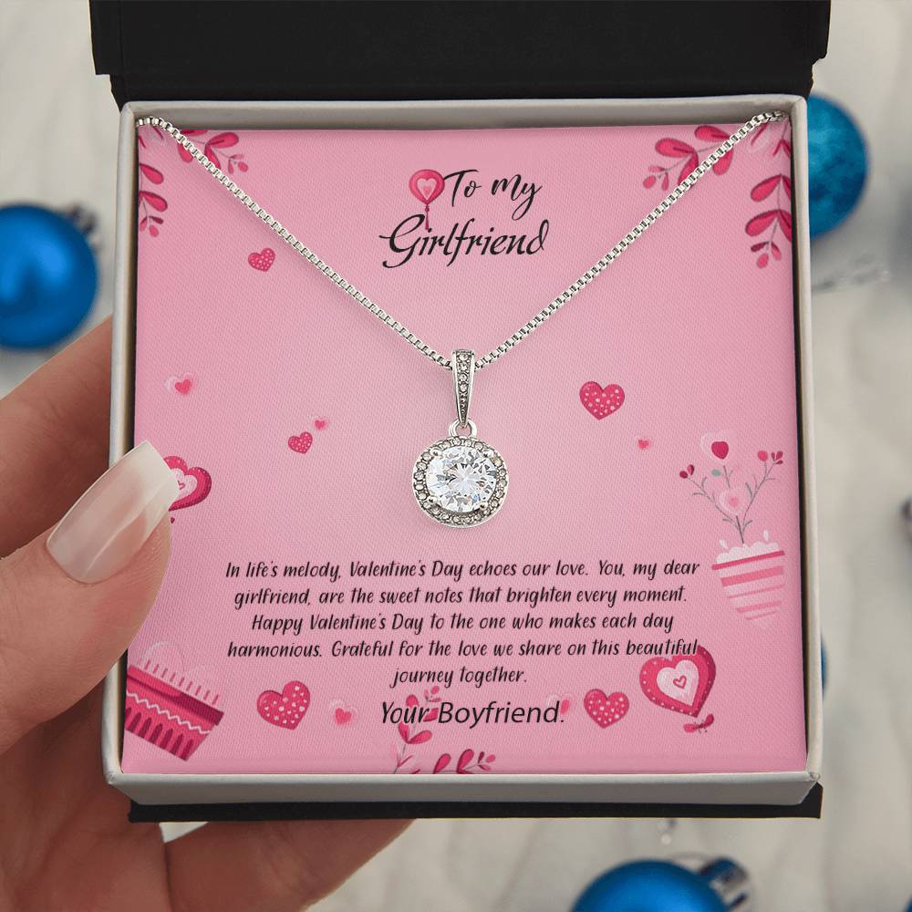 valentine-16c Eternal Hope Necklace, Gift to my Girlfriend with Beautiful Message Card