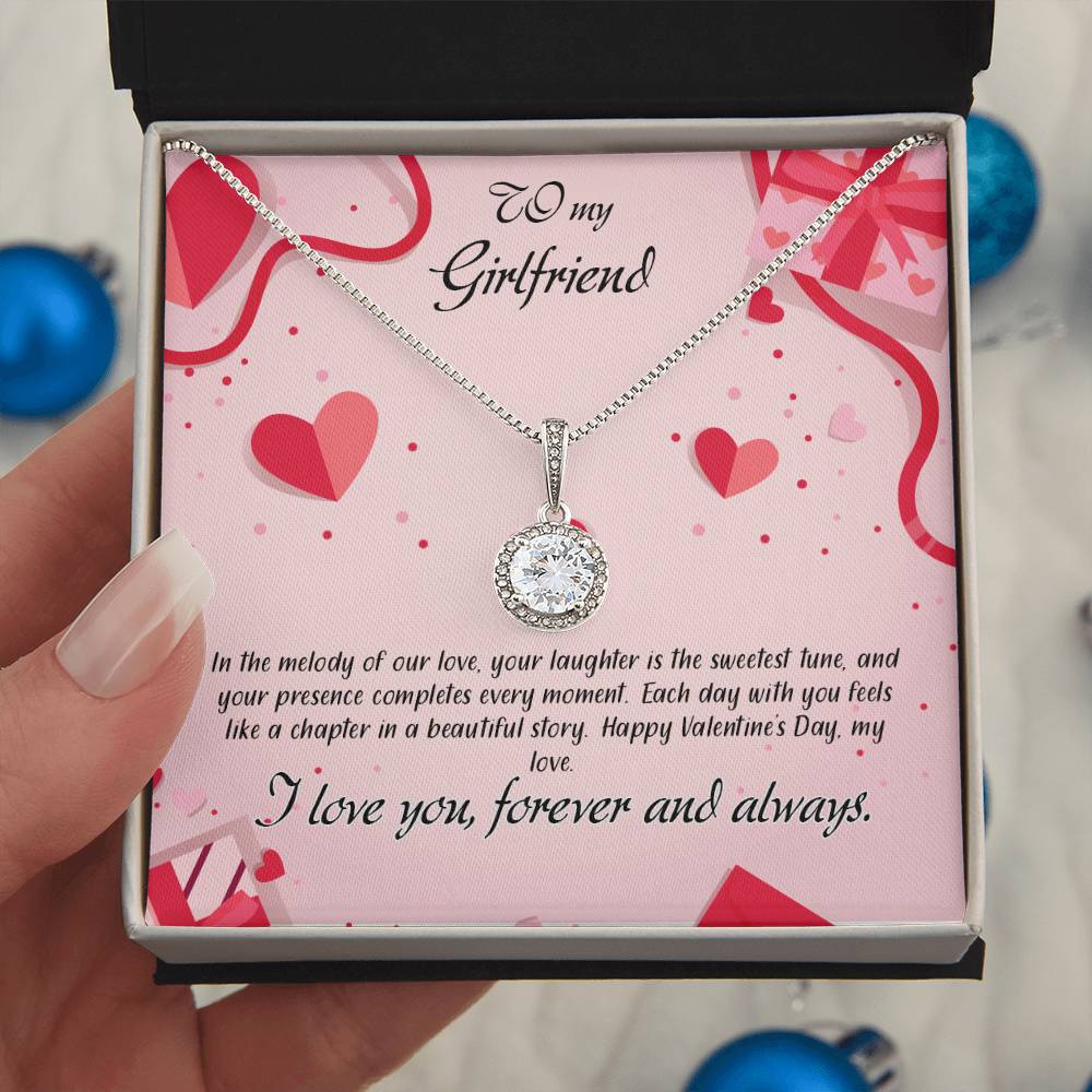 valentine-15c Eternal Hope Necklace, Gift to my Girlfriend with Beautiful Message Card