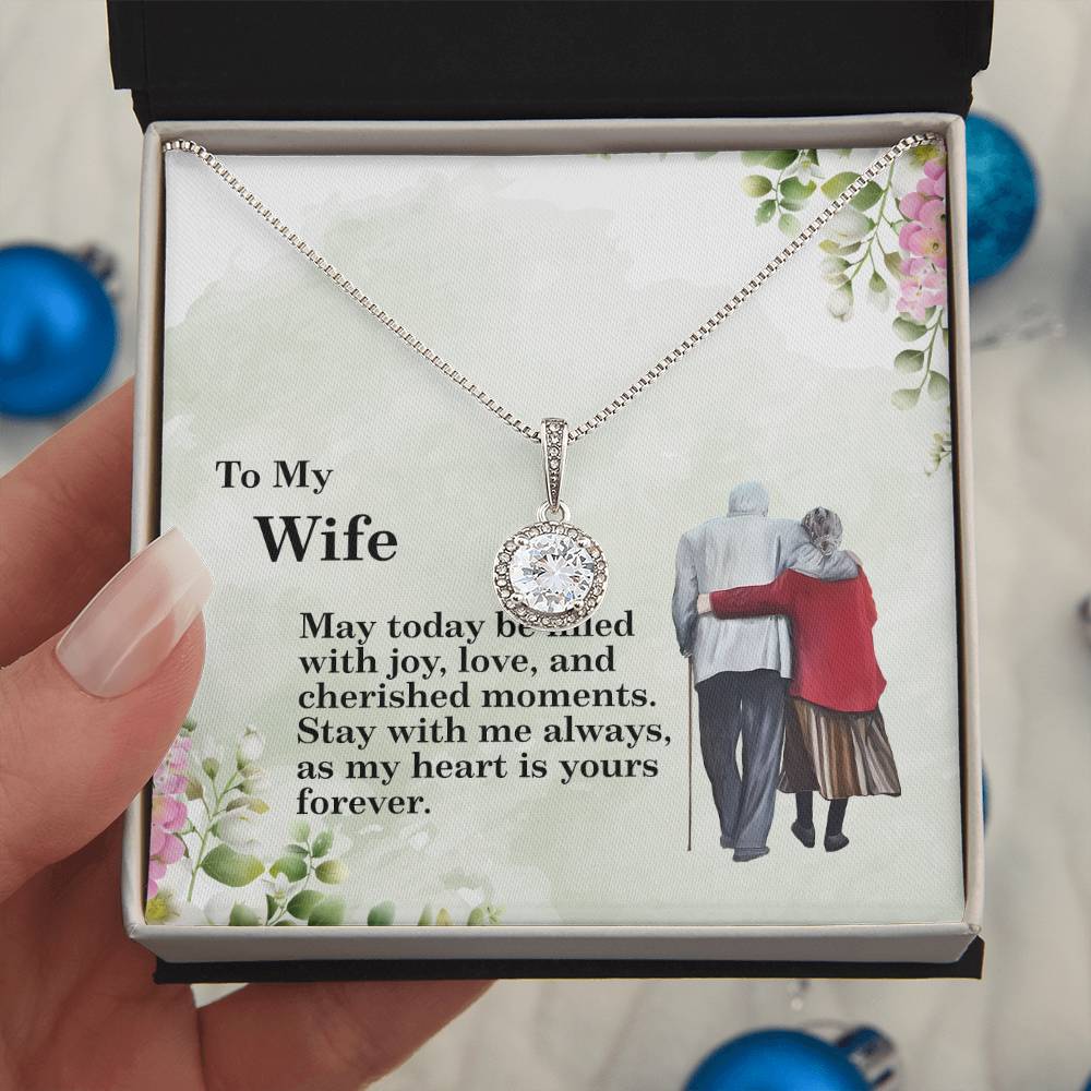 4028 Eternal Hope Necklace, Gift to My Wife with Beautiful Message Card