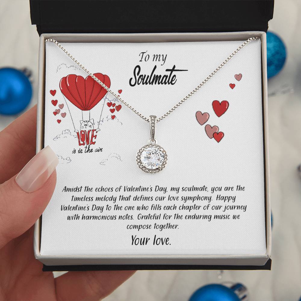 valentine-24b Eternal Hope Necklace, Gift to my Soulmate with Beautiful Message Card