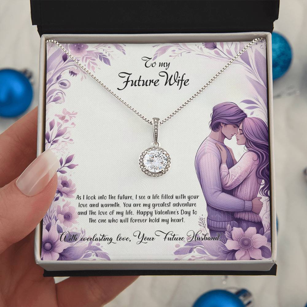 Valentine-st25d  Eternal Hope Necklace, Gift to my Future Wife with Beautiful Message Card