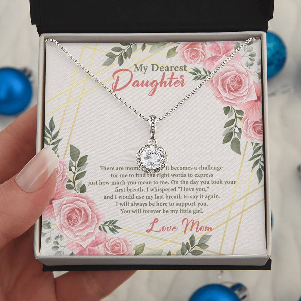 4021b Eternal Hope Necklace, Gift to my Daughter with Beautiful Message Card