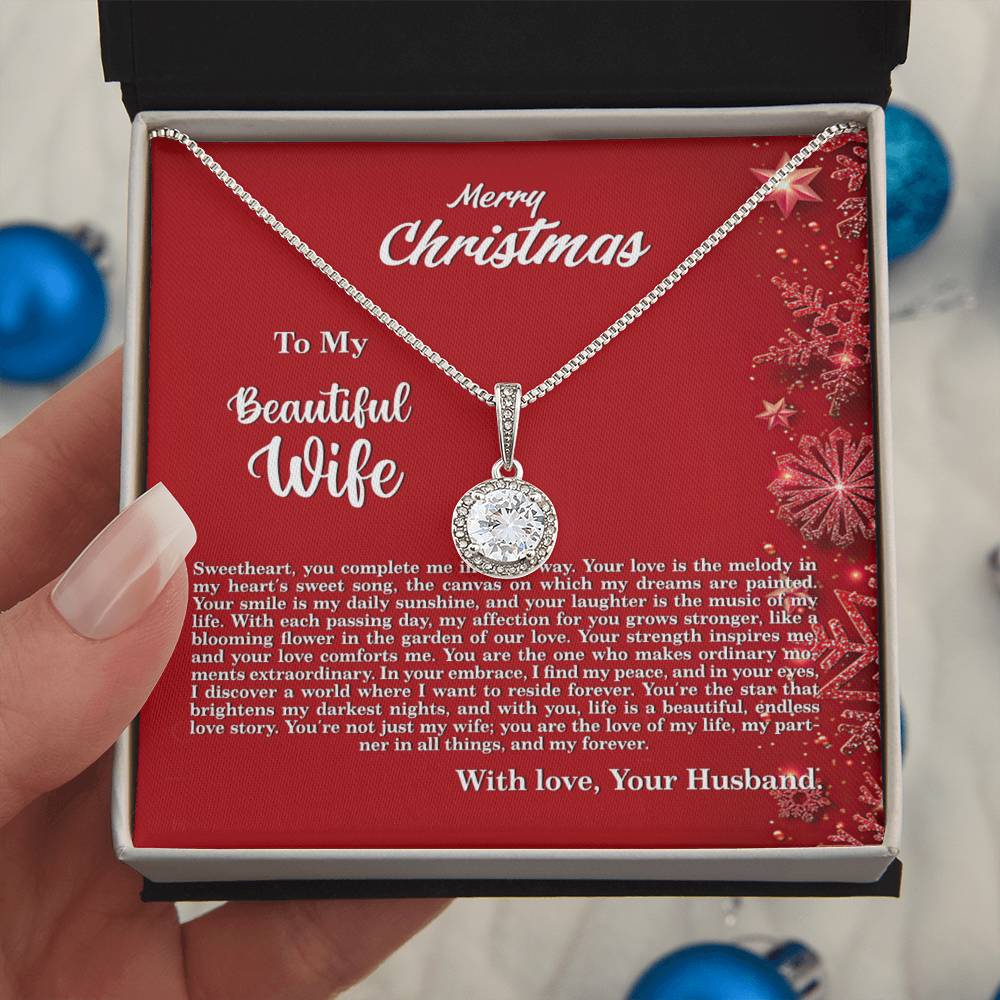 4013c Eternal Hope Necklace, Gift to My Wife with Beautiful Message Card