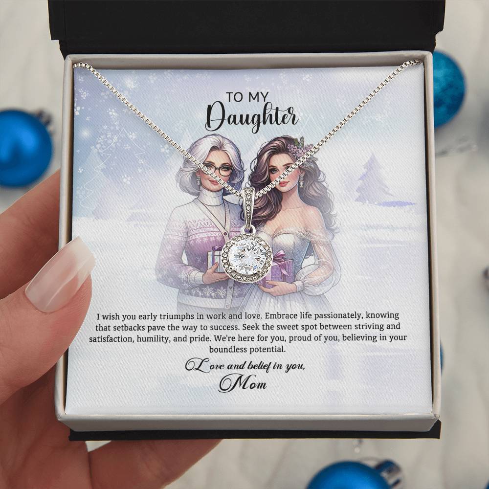 95311c Eternal Hope Necklace, Gift to my Daughter with Beautiful Message Card