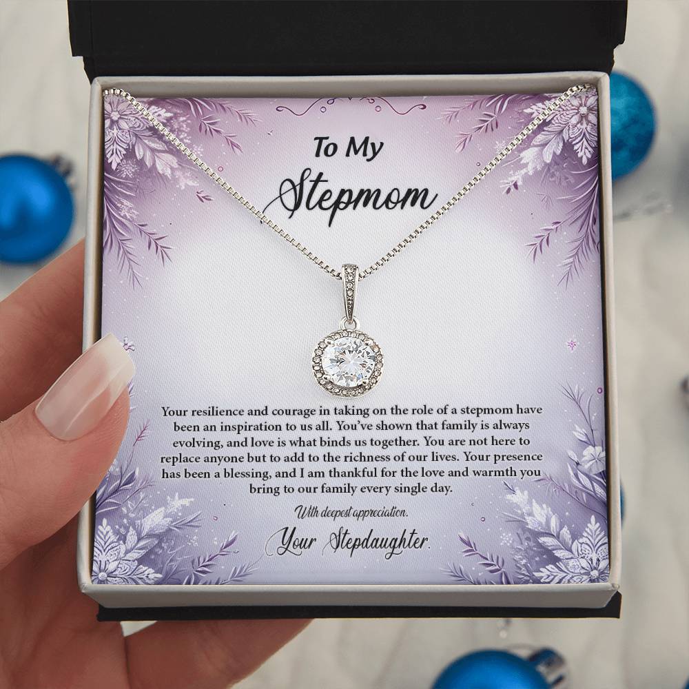 4054b Eternal Hope Necklace, Gift to my Stepmom with Beautiful Message Card