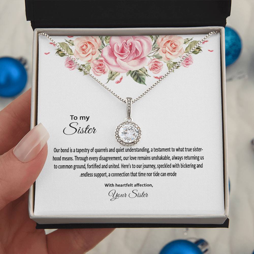 4031c Eternal Hope Necklace, Gift to my Sister with Beautiful Message Card