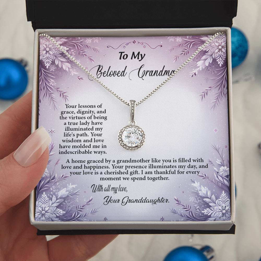 4054a Eternal Hope Necklace, Gift to my Grandma with Beautiful Message Card