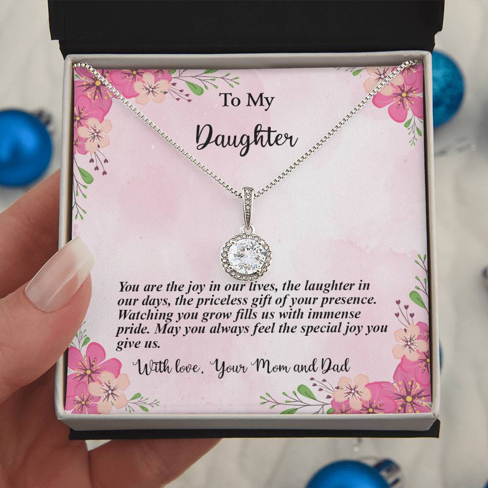 4035c Eternal Hope Necklace, Gift to my Daughter with Beautiful Message Card