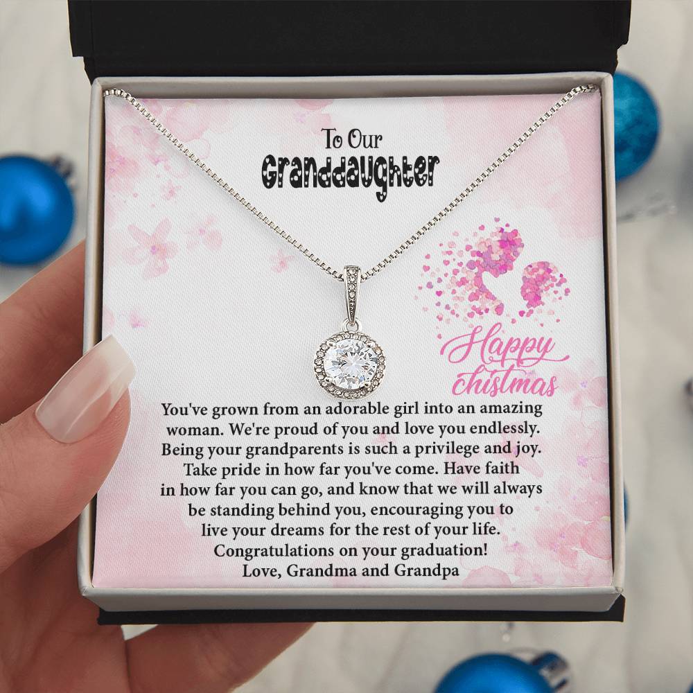 4020 d Eternal Hope Necklace, Gift to my Granddaughter with Beautiful Message Card