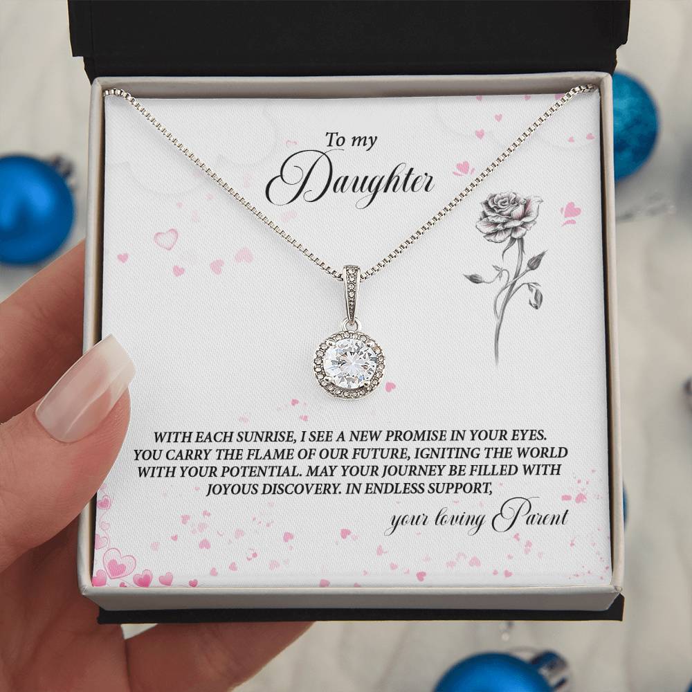 4037a Eternal Hope Necklace, Gift to my Daughter with Beautiful Message Card