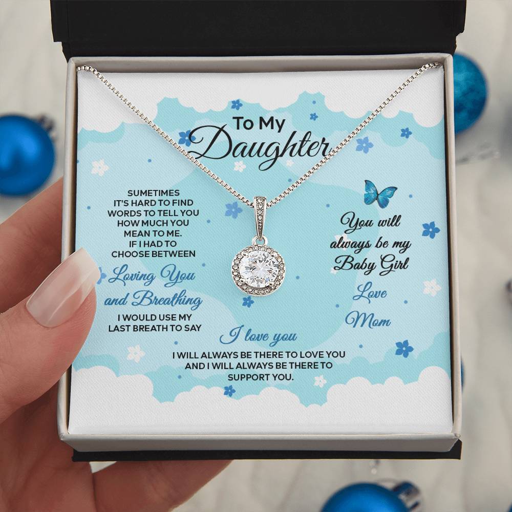 4019a Eternal Hope Necklace, Gift to my Daughter with Beautiful Message Card