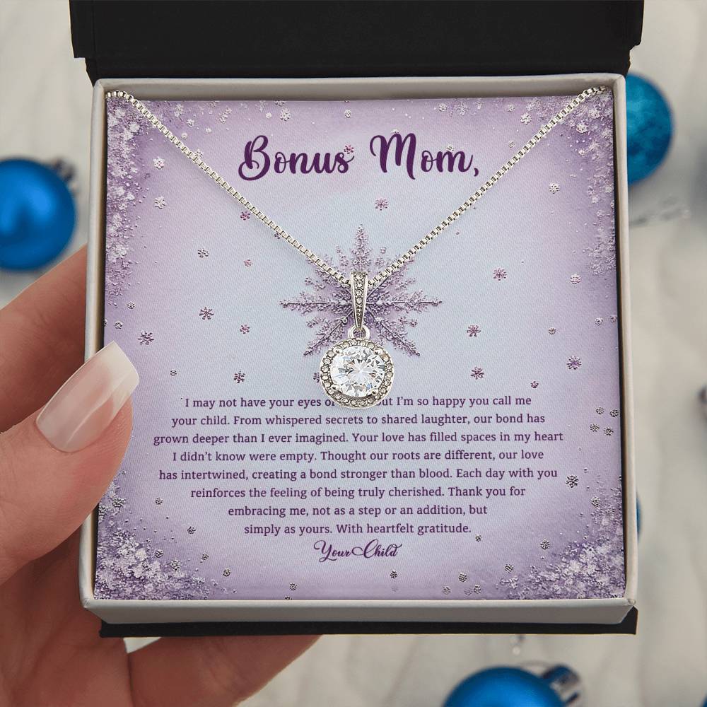 95314 a Eternal Hope Necklace, Gift to my Stepmom with Beautiful Message Card