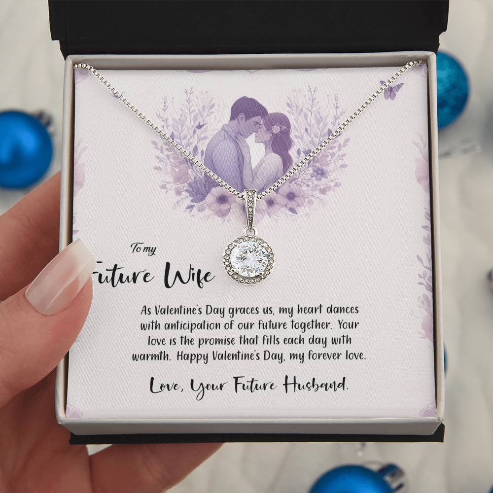 Valentine-st14d  Eternal Hope Necklace, Gift to my Future Wife with Beautiful Message Card