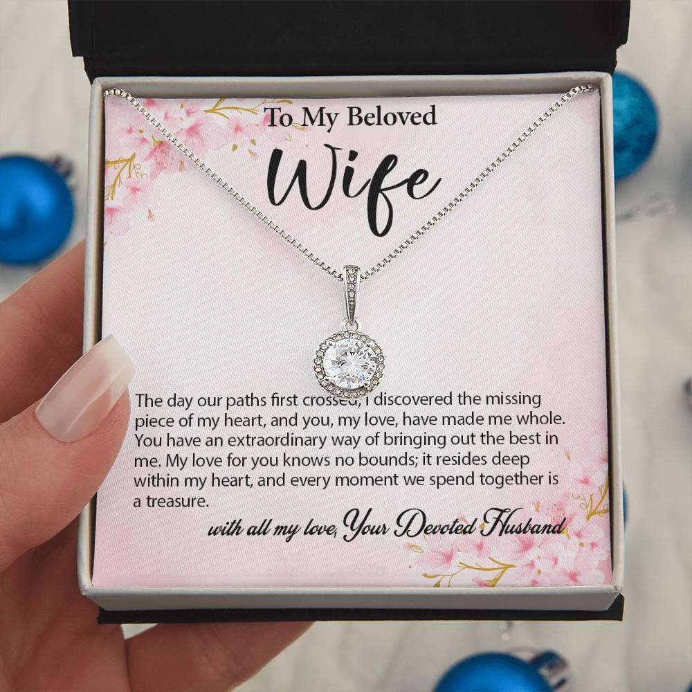 4029a Eternal Hope Necklace, Gift to My Wife with Beautiful Message Card