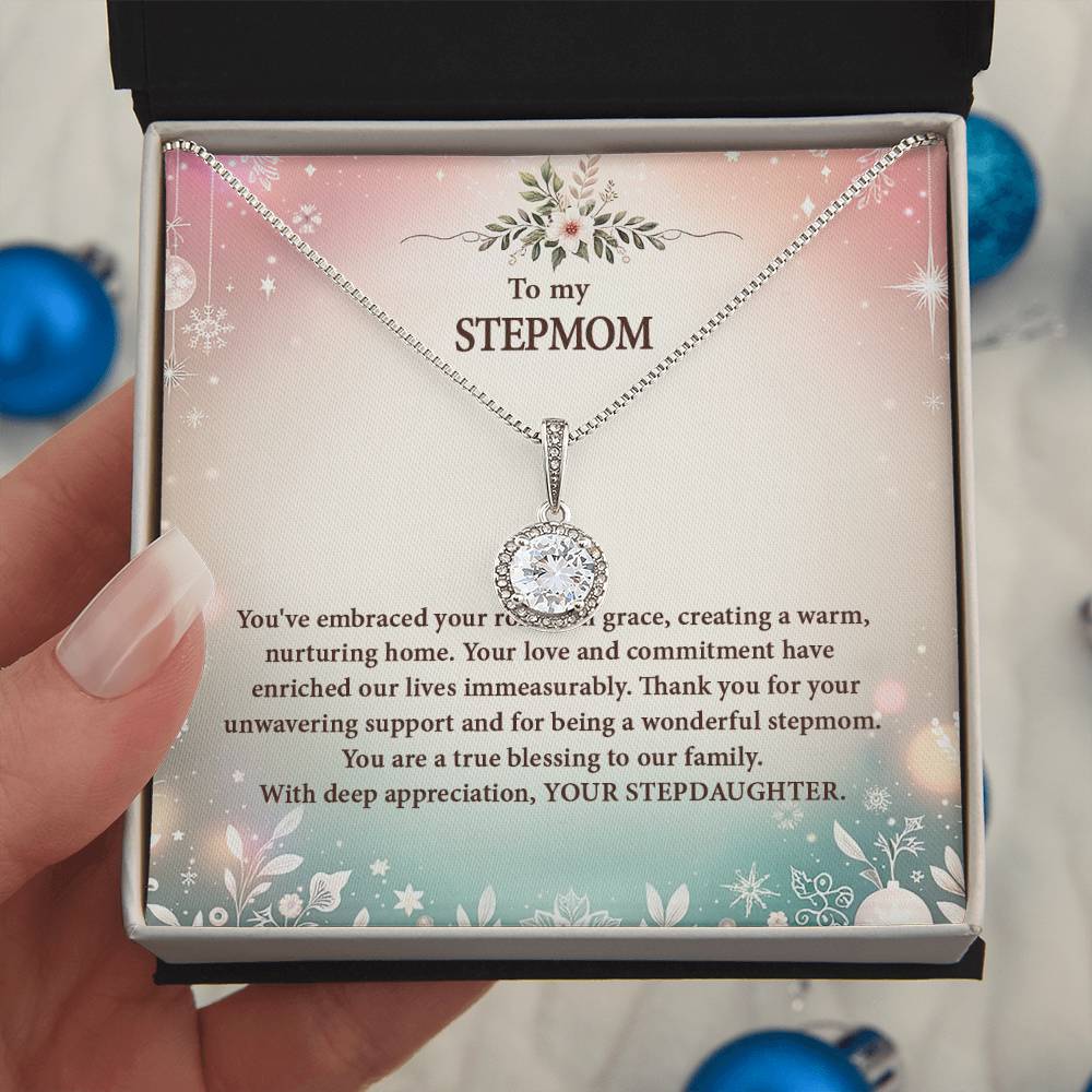 4057k Eternal Hope Necklace, Gift to my Stepmom with Beautiful Message Card