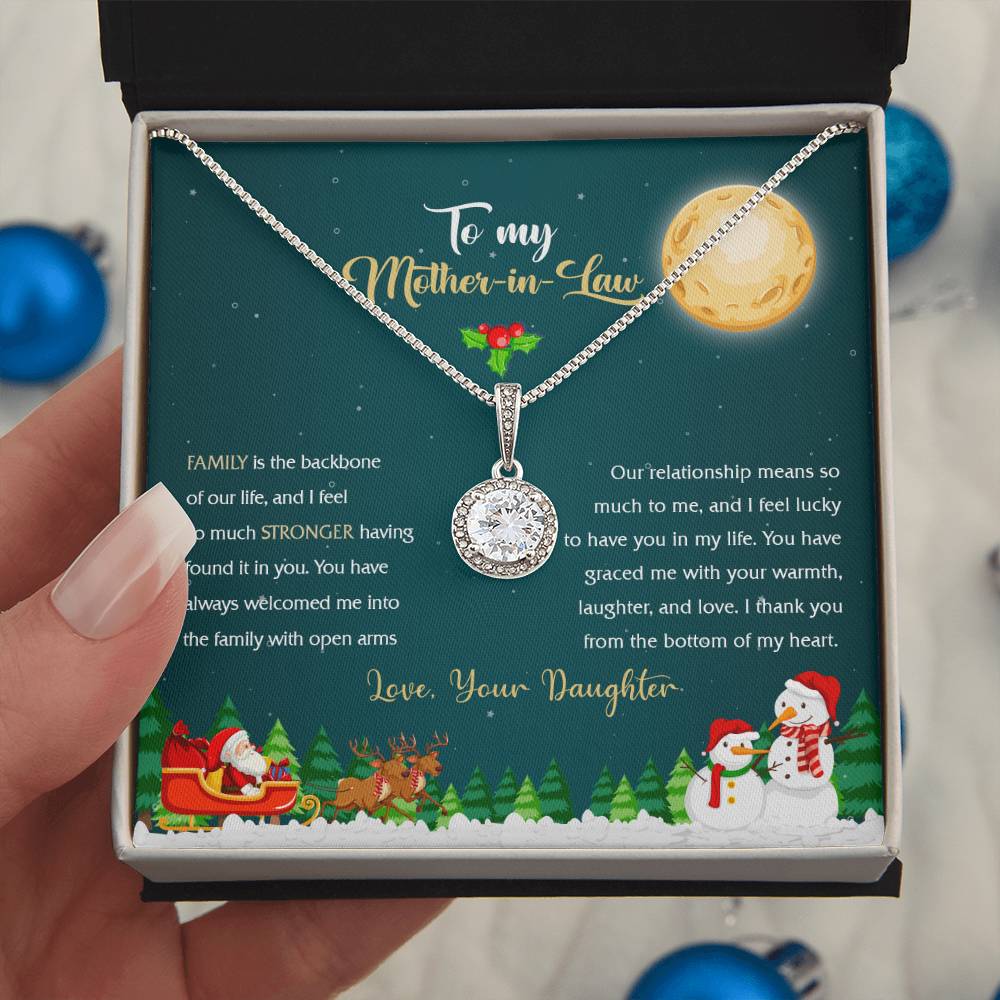 94314c Eternal Hope Necklace, Gift to my Stepmom with Beautiful Message Card