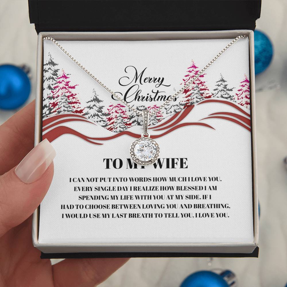 4016a Eternal Hope Necklace, Gift to My Wife with Beautiful Message Card