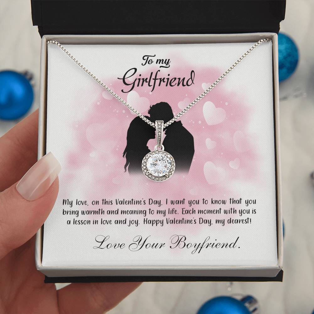 valentine-5c Eternal Hope Necklace, Gift to my Girlfriend with Beautiful Message Card