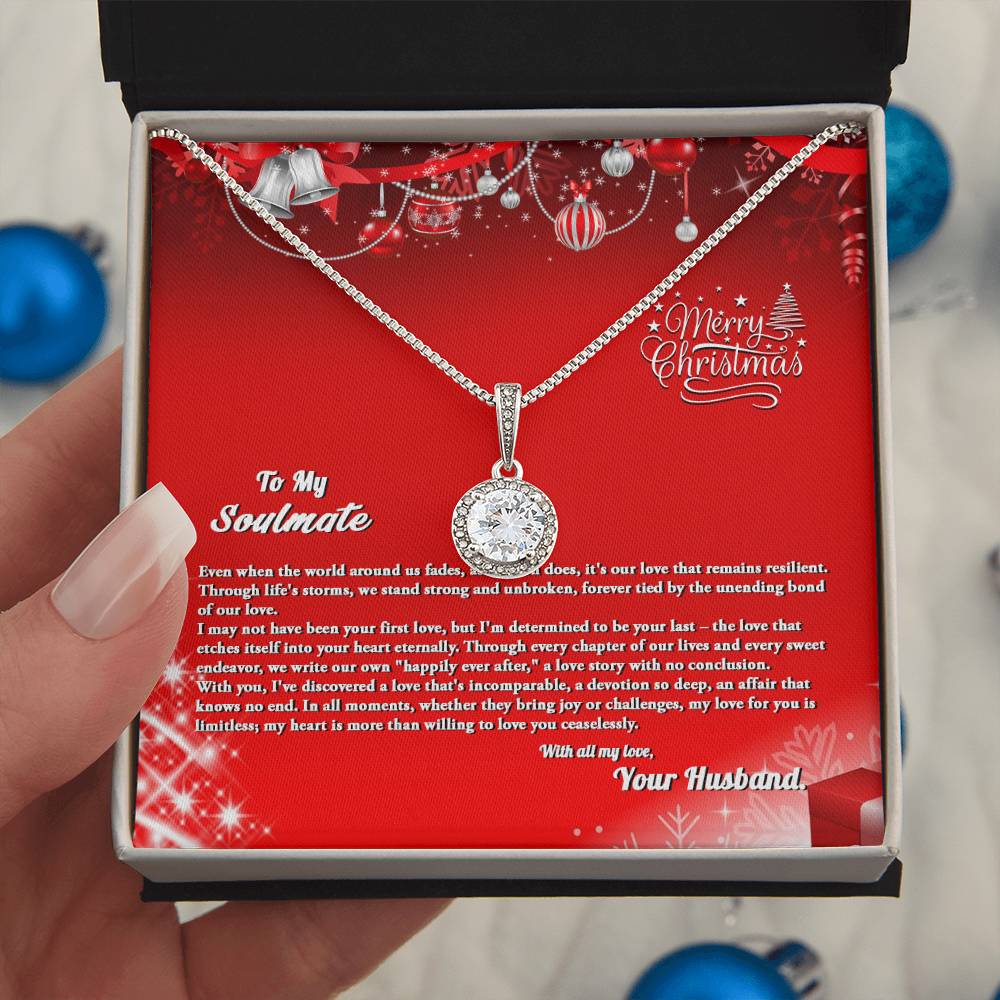 4007b Eternal Hope Necklace, Gift to My Soulmate with Beautiful Message Card