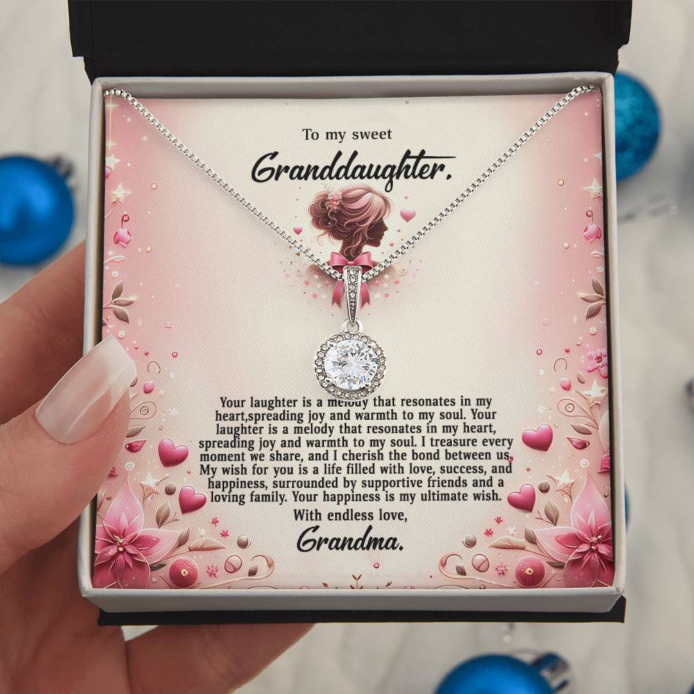 4058(b) Eternal Hope Necklace, Gift to my Granddaughter with Beautiful Message Card