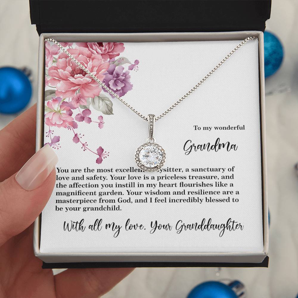 4027d Eternal Hope Necklace, Gift to my Grandma with Beautiful Message Card