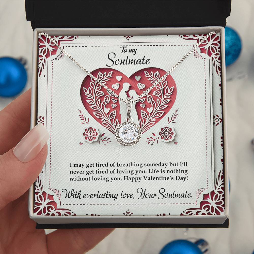 Valentine-st16b Eternal Hope Necklace, Gift to my Soulmate with Beautiful Message Card