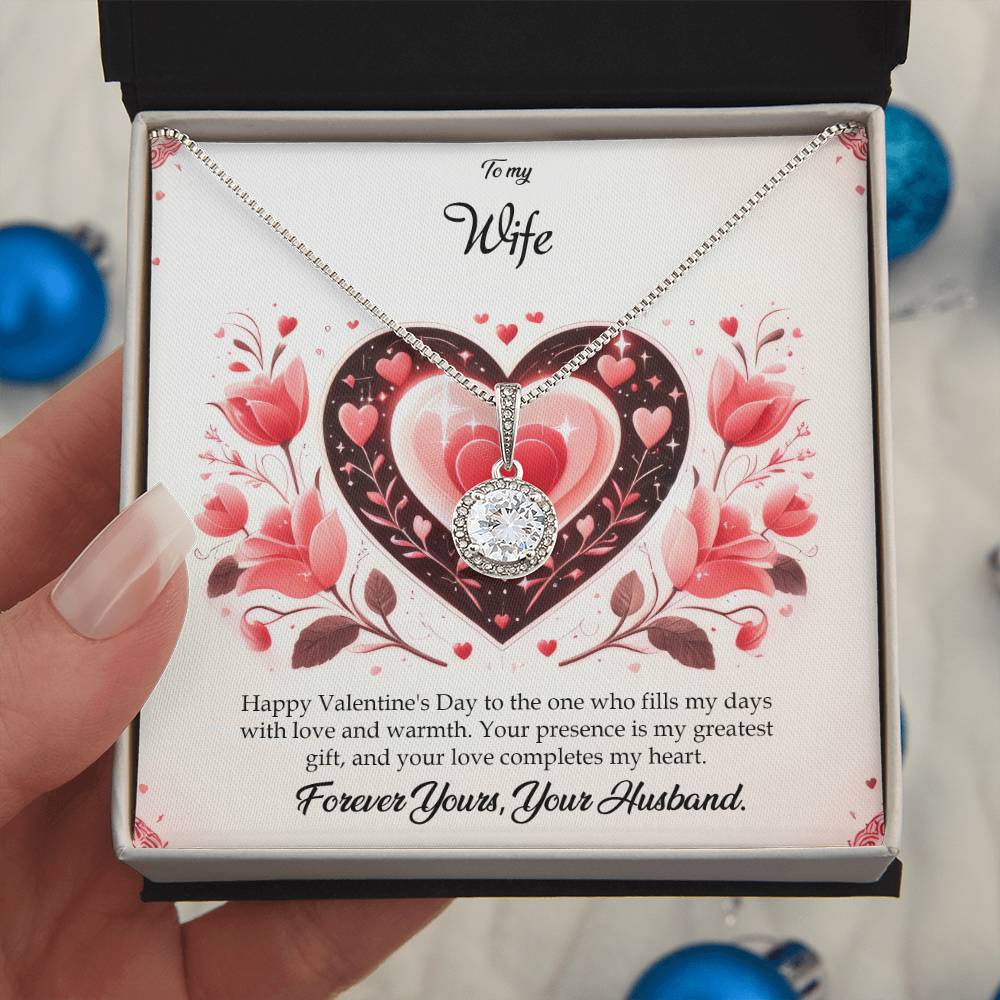 Valentine-st5a Eternal Hope Necklace, Gift to my Wife with Beautiful Message Card.