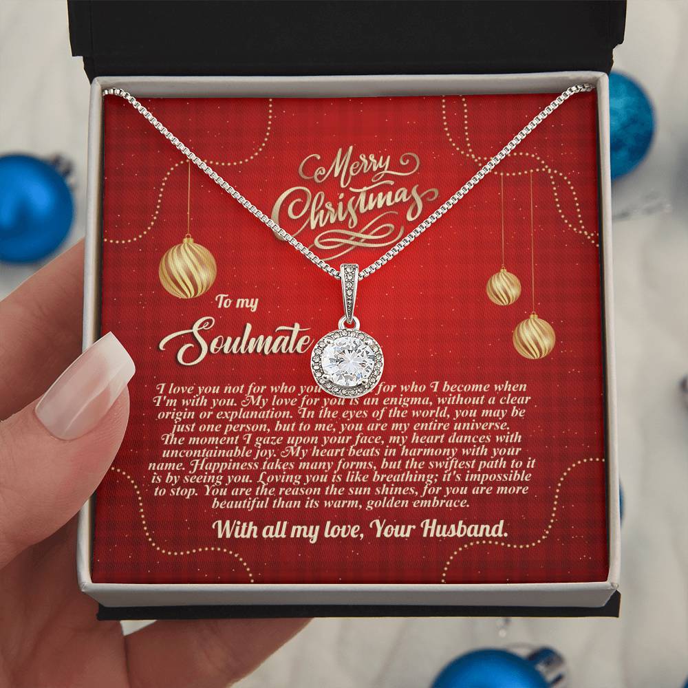 94096c Eternal Hope Necklace, Gift to My Soulmate with Beautiful Message Card