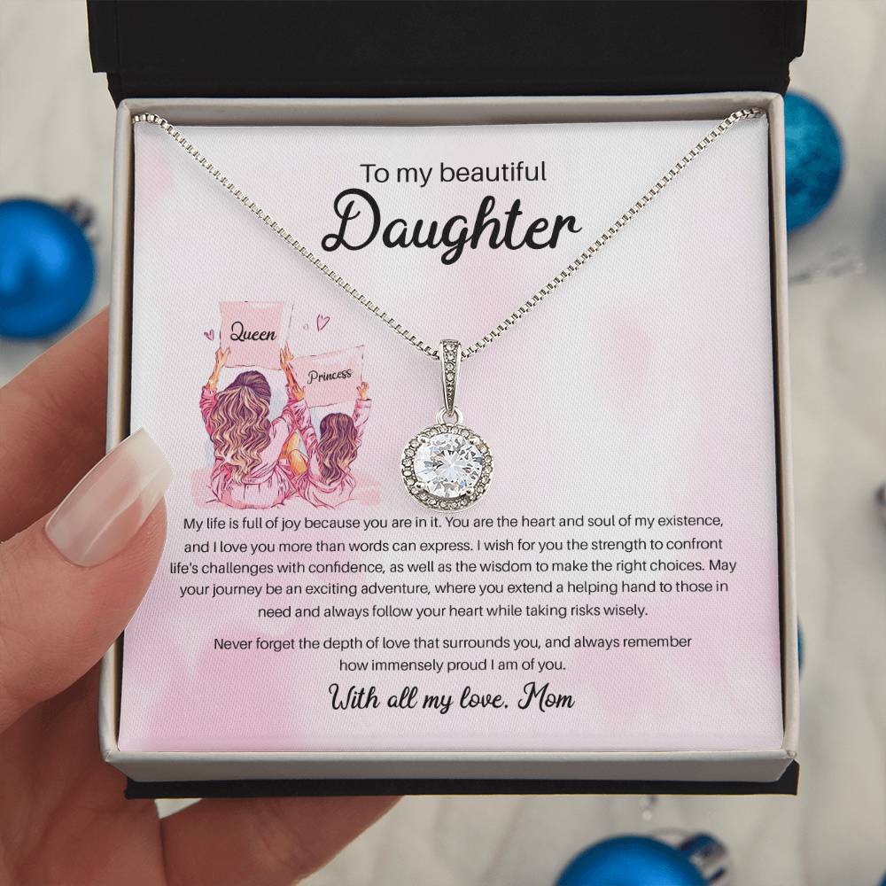 94941 a Eternal Hope Necklace, Gift to my Daughter with Beautiful Message Card