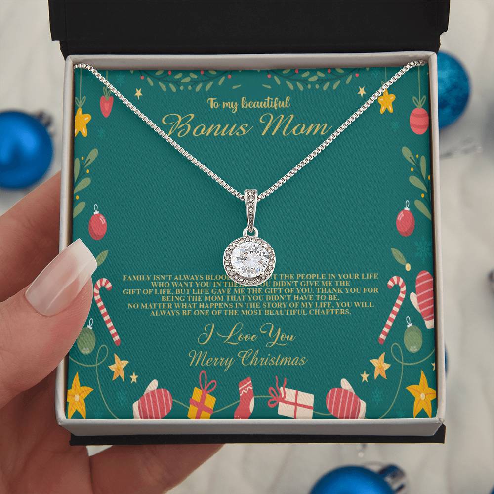 94098c Eternal Hope Necklace, Gift to my Stepmom with Beautiful Message Card