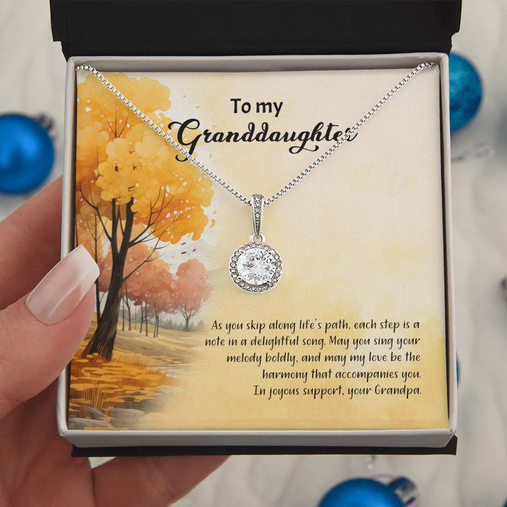 4041d Eternal Hope Necklace, Gift to my Granddaughter with Beautiful Message Card