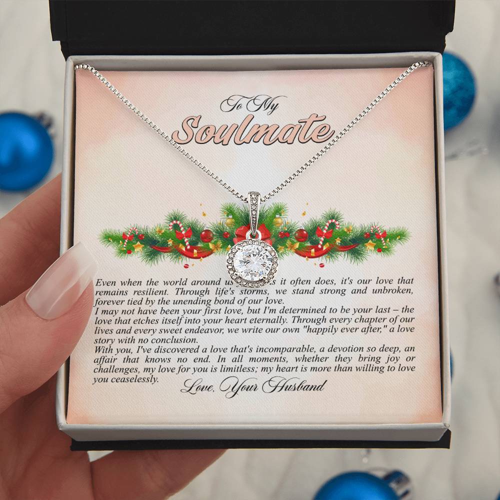 4009a Eternal Hope Necklace, Gift to My Soulmate with Beautiful Message Card