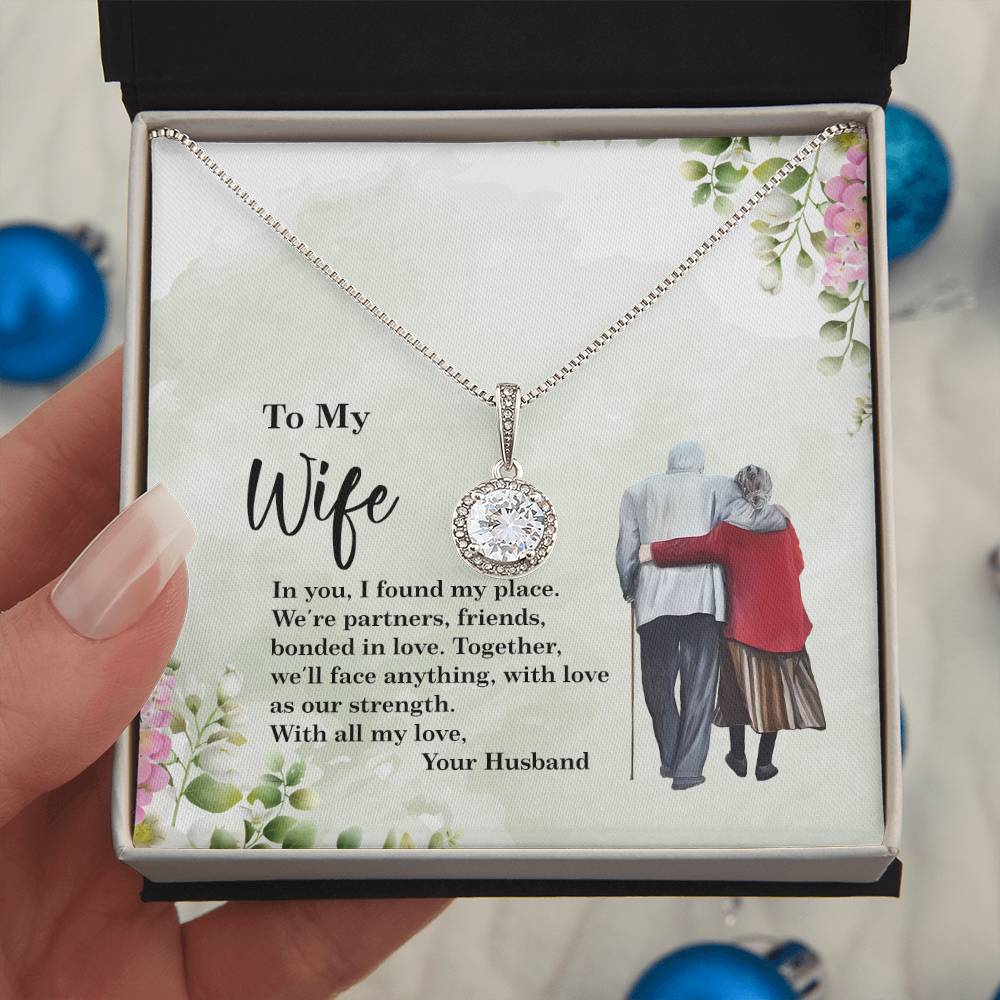 4028a Eternal Hope Necklace, Gift to My Wife with Beautiful Message Card